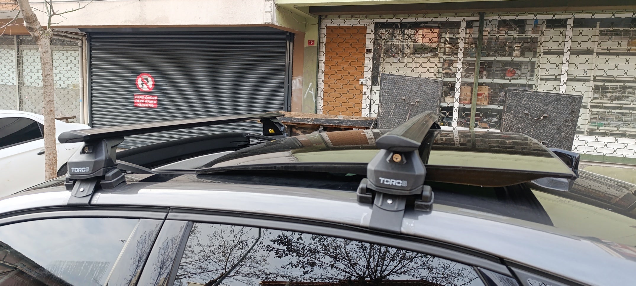 For MG MG4 Roof Rack System, Aluminum Cross Bar, Normal Roof, Black For MG MG4 Roof Rack System, Aluminum Cross Bar, Normal Roof, Black